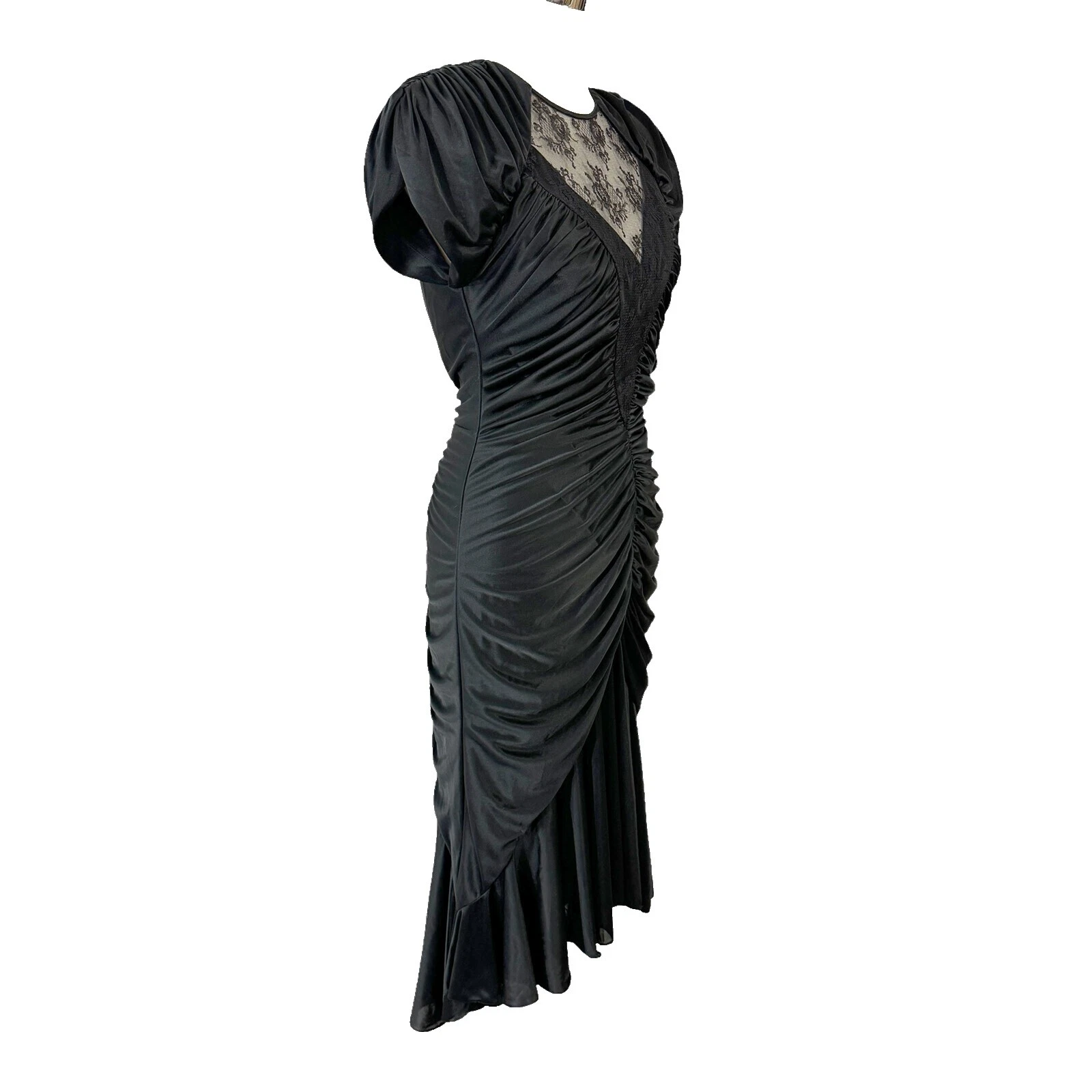 Dobladillo Asimétrico Cóctel Vestidos VINTAGE 1980s para Mujer