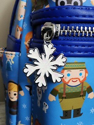 Loungefly Disney Frozen Chibi Characters AOP Mini Backpack  display picture 1