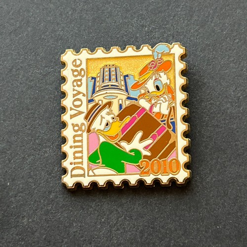 TDR - Donald & Daisy Duck - Briefmarke - Dining Voyage 2010 - TDL Disney Pin 76161