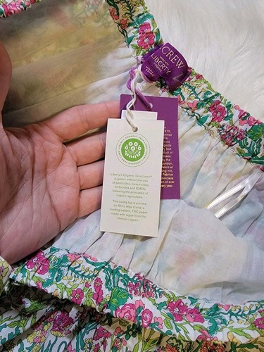 NWT J. Crew Tiered Mini Skirt Liberty London Floral Song Sz S Bohemian Boho - Picture 6 of 17