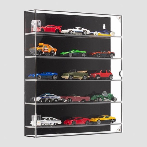 Acrylic Display Box Figures Countertop Model Car Display Case Wall Mounted - Picture 2 of 6