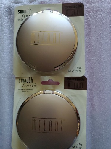 Milani Smooth Finish Cream to Powder Make Up - 06 Espresso.oil free. LOT OF 2 - Picture 3 of 4