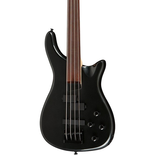 Rogue LX200BF Fretless III Electric Bass Pearl Black