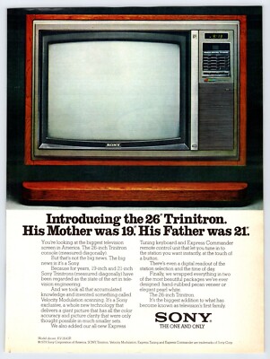 コピー年鑑 Advertising Copy Annual 1979、1980 1979 SONY TRINITRON TELEVISION Vintage 8