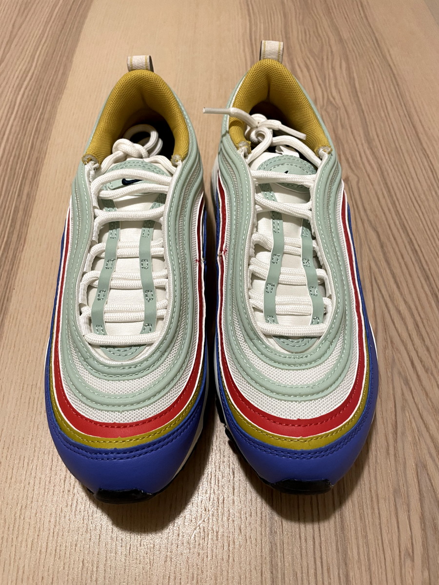 NEW Nike Air Max 97 Multi-Color WhiteLifestyle Shoes DH5724-100