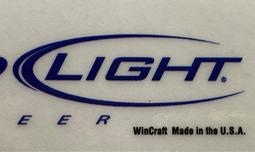 Calcomanías adhesivas Bud Light Budweiser de los New England Patriots 3x3 pulgadas WinCraft - Imagen 3 de 3