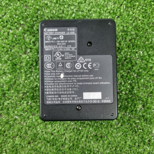 Genuine Canon LC-E5E LP-E5 UK Battery Charger for EOS 450D EOS 500D 1000D Rebel - Picture 2 of 3
