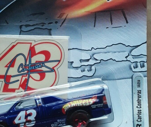 Hot Wheels 2002 Racing Carlo Contreras #43 Die cast Car Kk - Picture 5 of 5