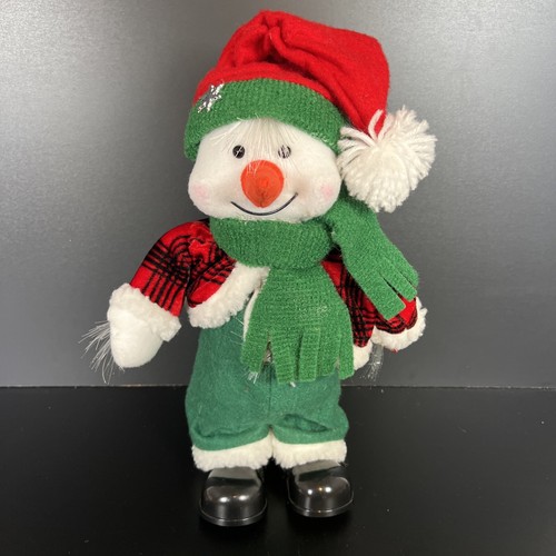 Animated Christmas Snowman Plush Singing Dancing Video 13" - Picture 1 of 7