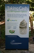 Heavy Duty Duo.Set Pull Up Display Banner - 48 x 88" - Great for Trade Shows