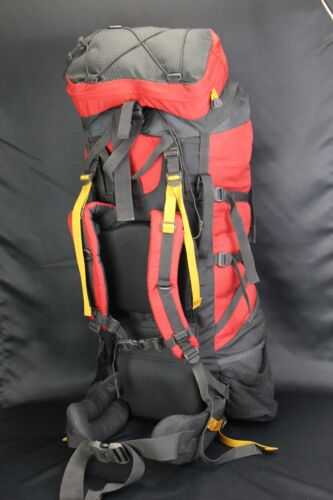 Jansport interner Rahmenrucksack, rot, große Kapazität, mehrtägiges Wandern. - Bild 3 von 10