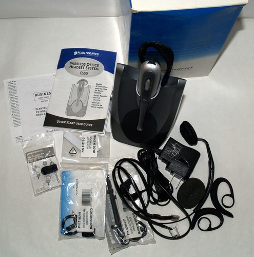 PLANTRONICS CS50 WIRELESS OFFICE HEADSET SYSTEM P/N 63120-21 - Picture 2 of 6