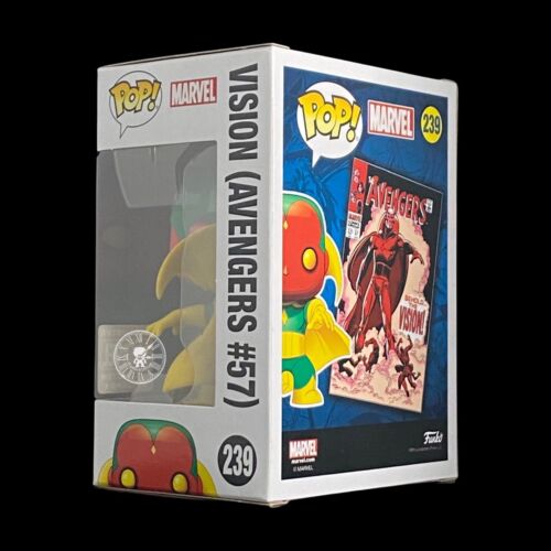 Funko Pop + Protektor! Marvel #239 Vision (Avengers #57) Marvel Sammler NEUWERTIG - Bild 6 von 16