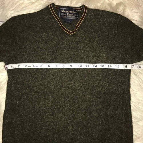 Vintage Abercrombie & Fitch Wollmischung Pullover 90er Gr. S Small - Bild 4 von 6
