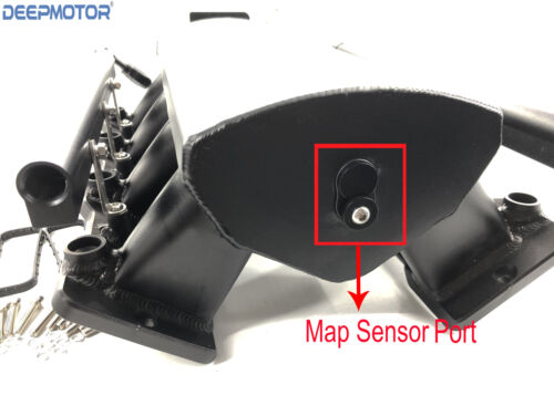 Colector de admisión LS3 L92 con sensor MAP rieles de combustible 102 mm cuerpo del acelerador negro - Imagen 4 de 12