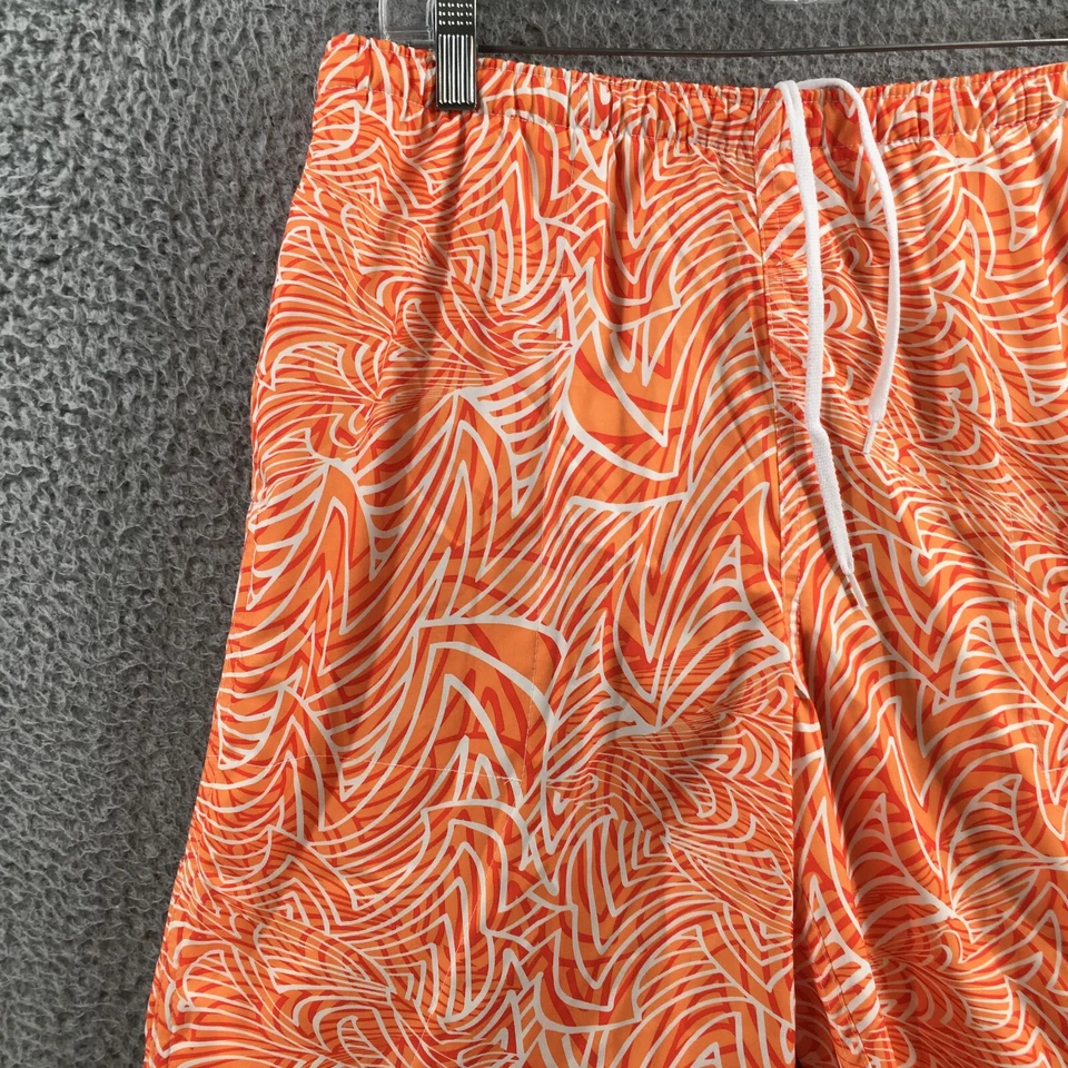 Bañador corto Reel Legends para hombre XL (32x9 real) naranja bolsillo con cordón Foto 2 de 4