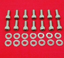 BBC 348 409 VALVE COVER BOLTS KIT STAINLESS STEEL ALLEN SCREW SET CHEVY 1958-65