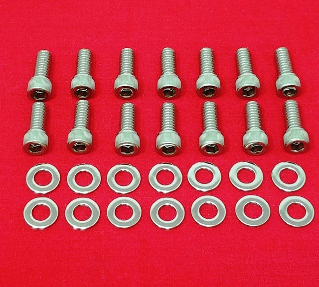 AMC JEEP VALVE COVER BOLTS KIT V8 STAINLESS STEEL ALLEN 290 304 343 360