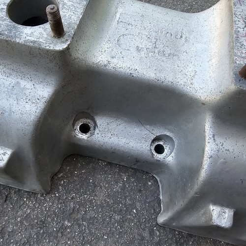 Vintage 1937-48 EDMUNDS Custom FLATHEAD CADILLAC Intake Manifold Cad Hot Rod 2x2 - Picture 10 of 23