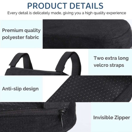 1-2Pc Memory Foam Armrest Cushion Support Elbow Arm Rest Cover Chair Armrest Pad - Picture 14 of 15