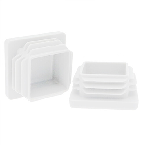 Square Tube Inserts, Plastic End Caps, Ribbed Inserts, Box Section, Chair Feet - Picture 176 of 250