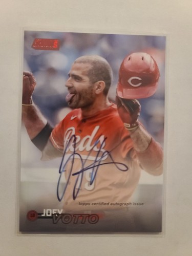 2023 Topps Stadium Club Autograph Joey Votto #SCBA-JV Red 15/50 Cincinnati Reds - Bild 1 von 2