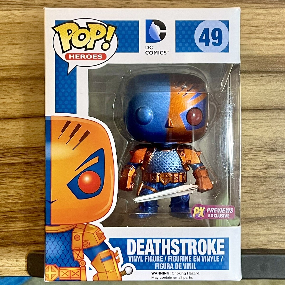 Metallic Deathstroke Funko Pop! #49 DC Comics Heroes PX