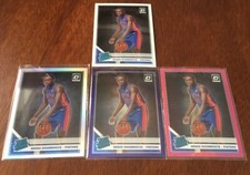 Sekou Doumbouya Optic Mini Rainbow Lot. Base+Holo+Purple+Hyper Pink Prizm