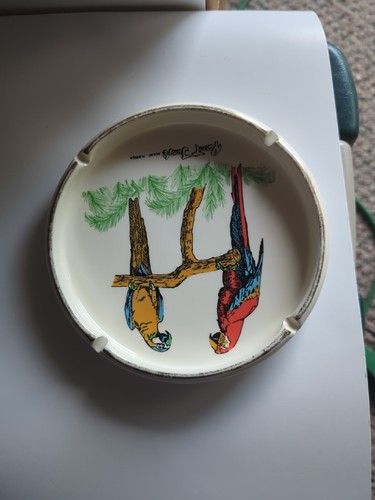 Vintage Parrot Jungle Miami Florida Ashtray  - Picture 3 of 8