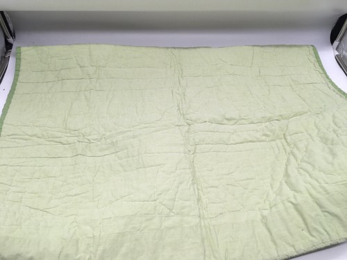 Pottery Barn Kids Crib Quilt Cottontail Friends  53x34 Unisex Green Yellow Bunny - Picture 8 of 9