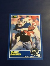 1989 Score # 52 MARK BAVARO New York Giants Nice Card ! 