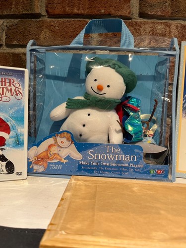 Raymond Briggs der Schneemann Plüsch Spielset 2000 EDEN RAR - Bild 11 von 11