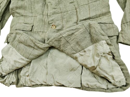 *HOT VTG Men's POLO RALPH LAUREN FORRO PLAID WOOL SILK BEIGE BLAZER Jacket 42L S - Picture 14 of 19