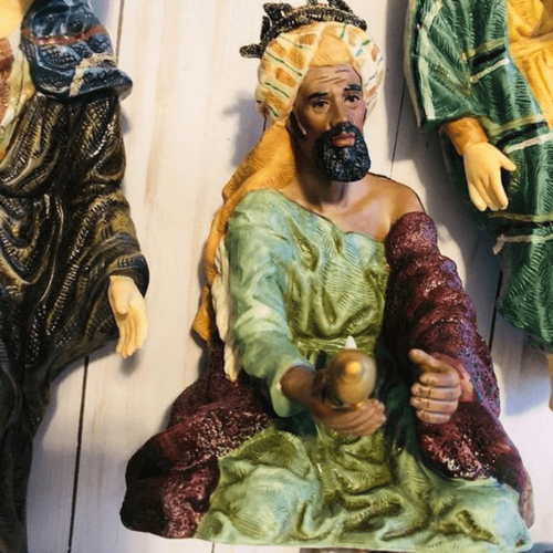Vintage Grandeur Noel 9 Piece Porcelain Large Christmas Nativity Set - Picture 11 of 12