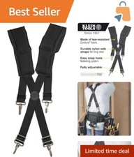 Professional-Grade Adjustable Suspenders for Tool Bags - 4-Point Attachment