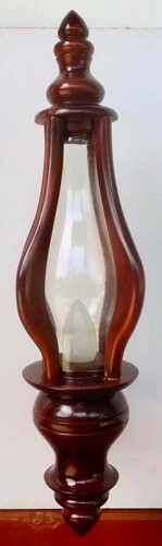 Wall Wooden Light Sconce Lamp handmade ecofriendly A-3Y - Picture 4 of 6