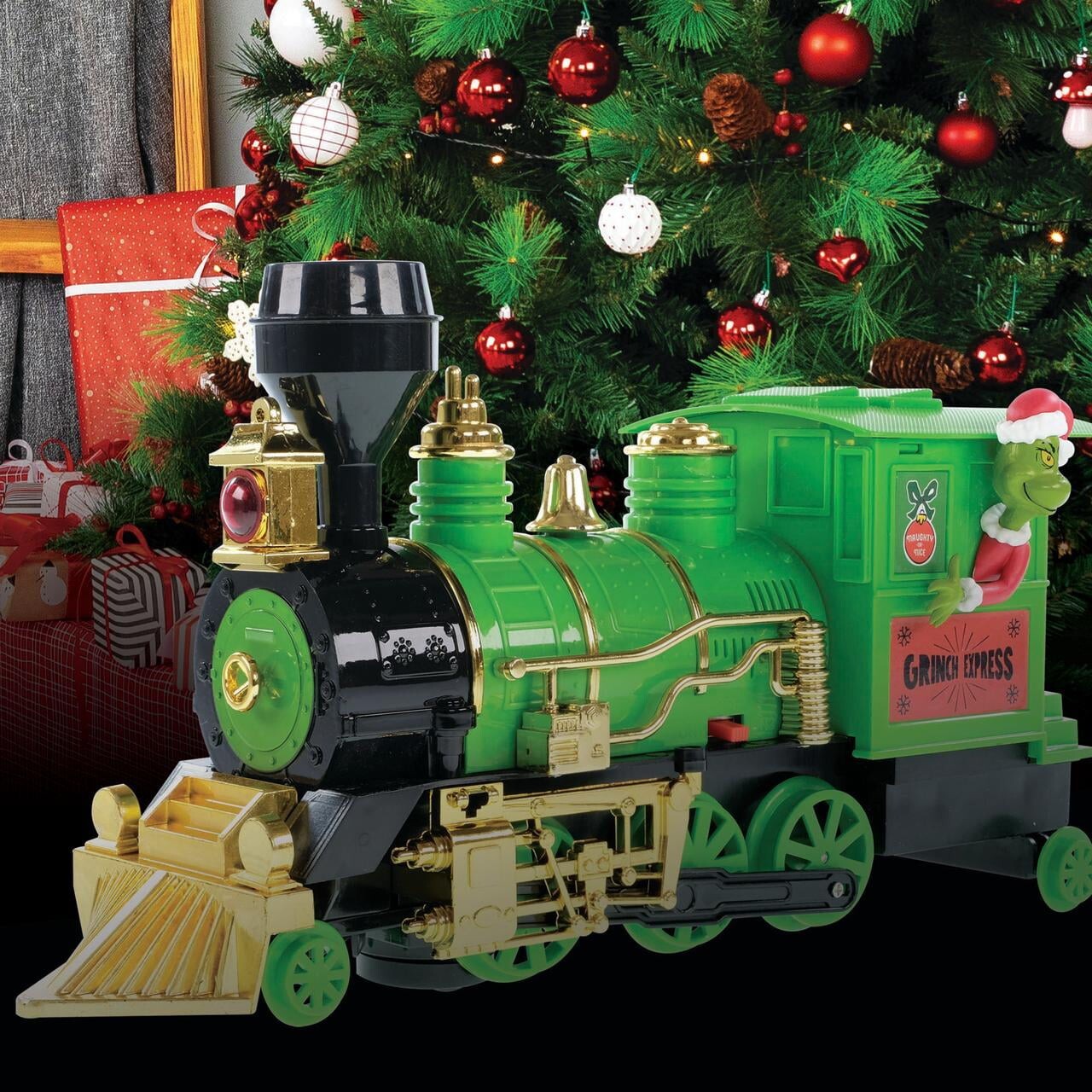 The Grinch Collector Car Series Grinch Bump & Go Train 65th Anniversary Edition