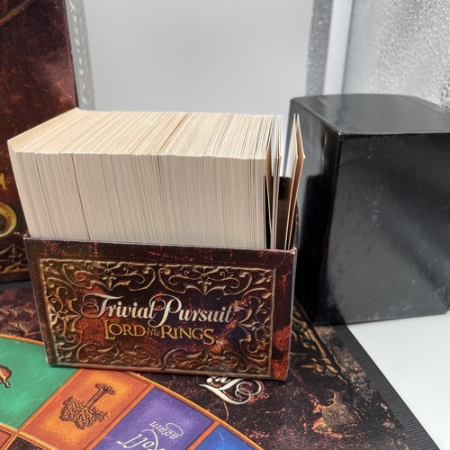 LOTR Movie Trilogy Lord Of The Rings Trivial Pursuit Collector 4 Sealed COMPLETE - Picture 7 of 8