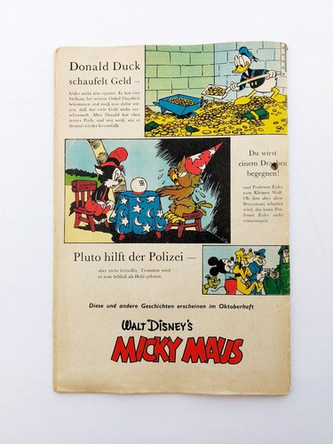 ORIGINAL WALT DISNEY`S MICKY MAUS 30. SONDERHEFT 1955 - MICKY M IM WILDEN WESTEN - Picture 3 of 9