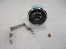 TELEFLEX FUEL GAUGE BLACK FACE & CHROME BEZEL 67021F MARINE BOAT