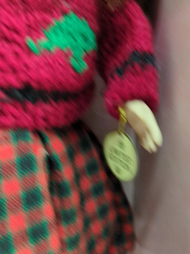 Genuine fine Bisque Porcelain Doll,17.5"limited edition,christmas decor/winter - Picture 6 of 8