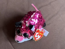 TY Teeny Tys JEWEL the Fox 4" FLIPPABLES SEQUINS NWT Plush Toy Squishie