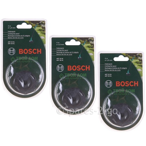 BOSCH Genuine ART 23 26 SL Strimmer Trimmer Line Spool Feed 4m 1.65mm 12 Metre - Picture 3 of 3