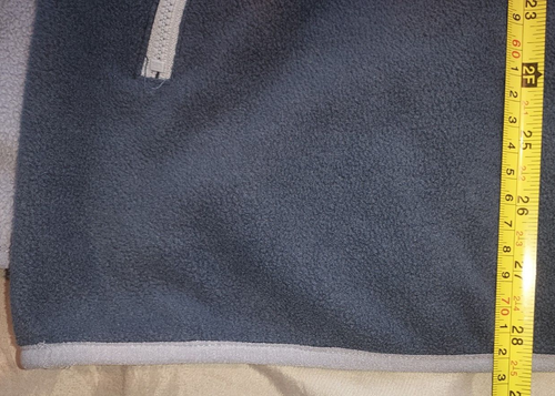 Cederberg Men's Extra Large 1/4 Zip Pullover Sweater 2 Tone Blue Zip Pockets - Foto 4 di 6