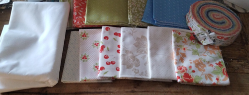 moda fabric/ fruit cocktail/ jelly roll/quilt material/kit