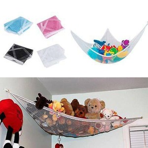 Jumbo-Hammock-Toy-Net-Organizer-Corner-Stuffed-Animals-Kids-Hanging-Storage