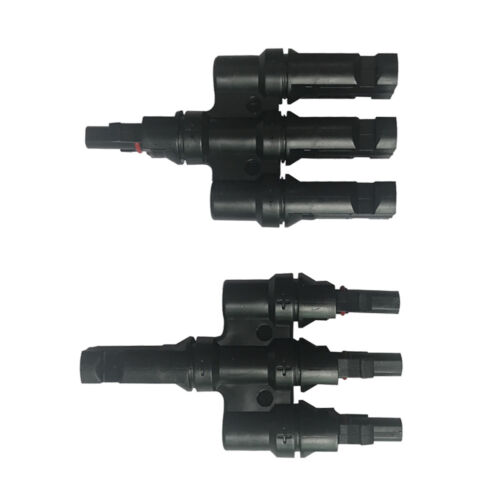 1 coppia cavo pannello solare 30 A connettori fotovoltaici 3 a 1 adattatore connettore fotovoltaico ramo T - Foto 6 di 7