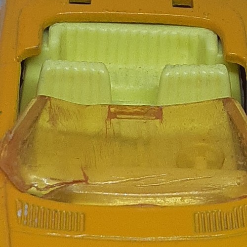 Lesney Matchbox Superfast Mercedes 350SL No.6 Yellow 1973 Made in United Kingdom - Picture 6 of 9