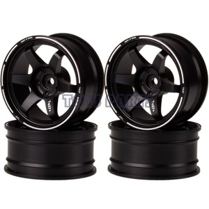1.9/" Aluminum Wheel Rims Offsets 9mm For 1//10th RC On-Road Drift Car Truck 1072