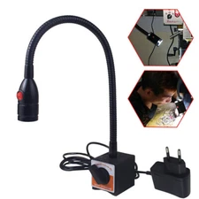 110V LED Magnetic Base Work Light Flexible Gooseneck Lathe for CNC Machine Lamp